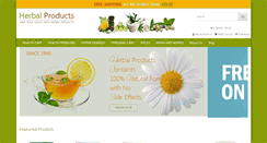 Desktop Screenshot of herbalproductstore.com