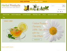 Tablet Screenshot of herbalproductstore.com